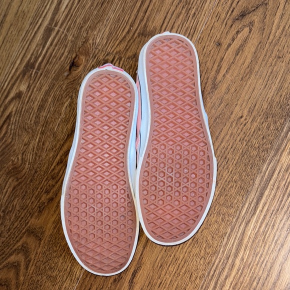 Vans Pink and White Checkered Slip-On Sneakers - Picture 3 of 5